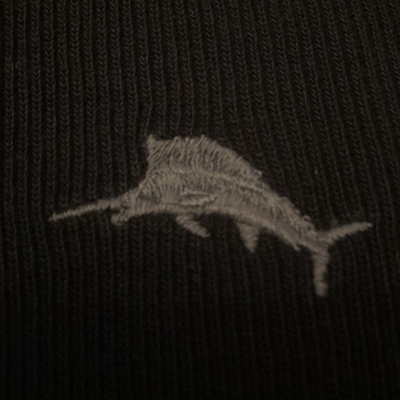 Tommy Bahama mens black warmup vest XL full zip - Picture 5 of 10